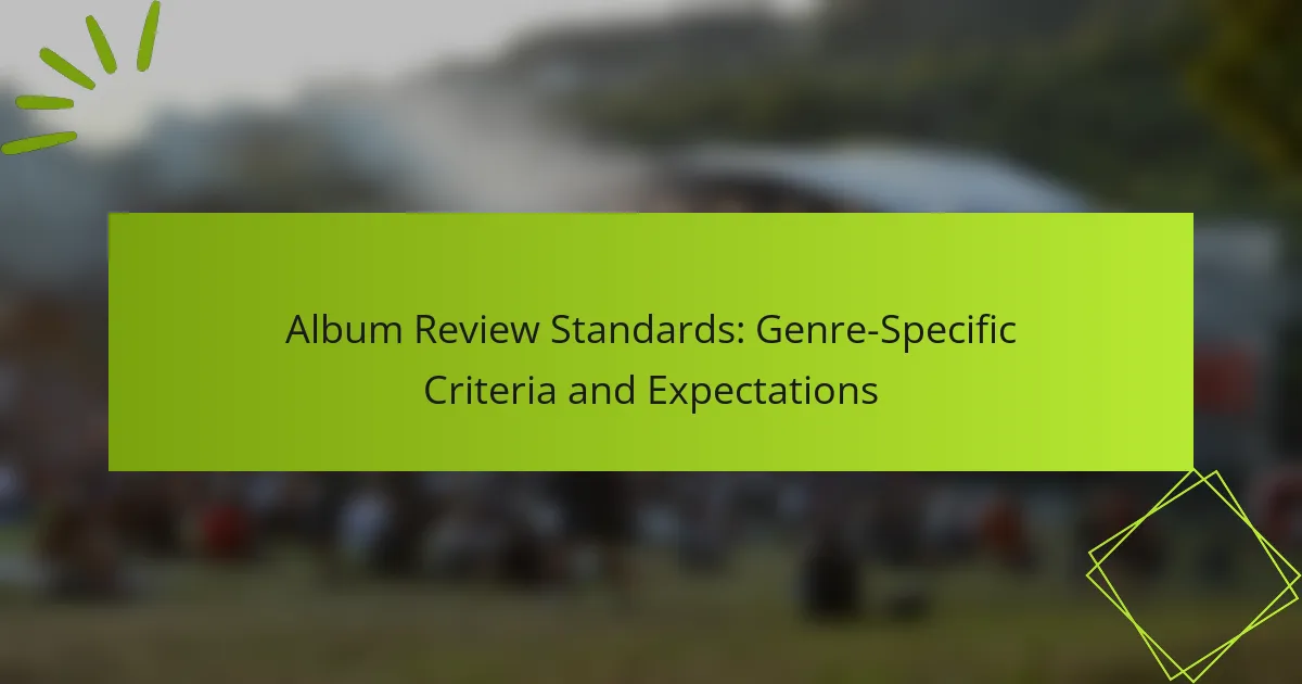 Album Review Standards: Genre-Specific Criteria and Expectations